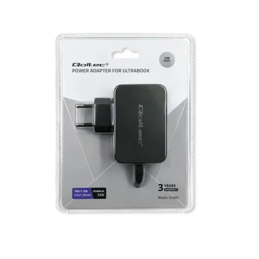 Qoltec Power adapter for ultrabook Asus 33W, 19V - Image 2