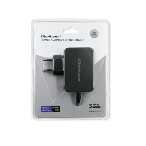 Qoltec Power adapter for ultrabook Asus 45W, 19V - Image 2