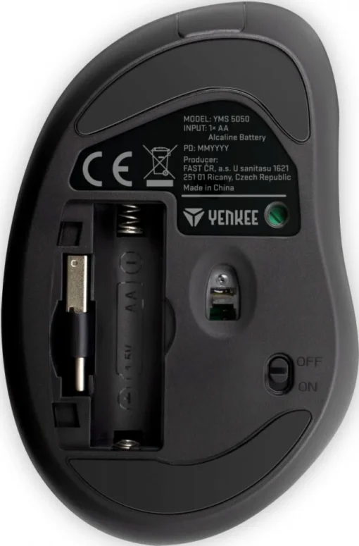 YENKEE Ergonomic wireless mouse YMS 5050 SHELL 2400 DPI - Image 4