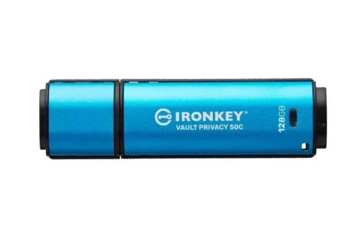 Kingston Pendrive 128GB IronKey Vault Privacy 50C AES-256 FIPS-197