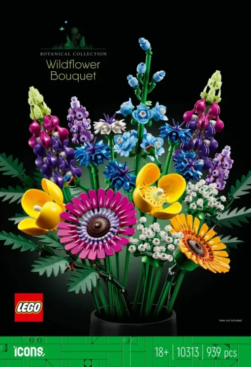 LEGO LEGO Icons Wildflower Bouquet (10313) - Image 2