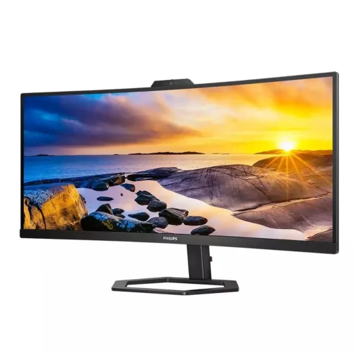 Philips Monitor 34 inches 34E1C5600HE VA HDMI DP USB-C HAS Camera Speakers - Image 5