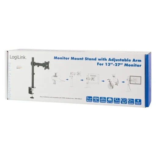 LogiLink Monitor mount 13-27, 9,, steel, 8kg max - Image 4