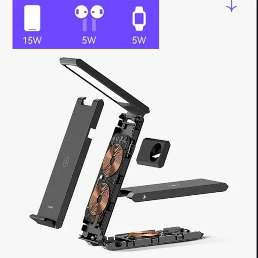 USAMS Inductive charger 3in1 15W Watch Pods Phone - Image 3