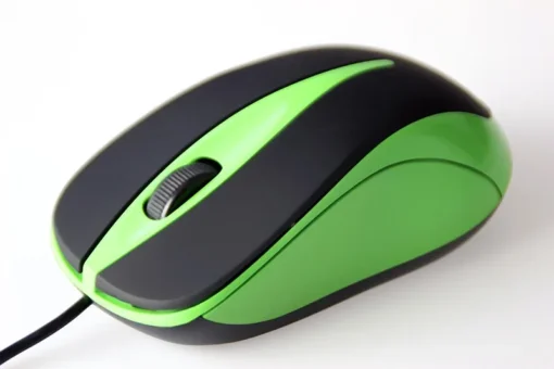 Media-Tech Wired Optical Mouse 800dpi black & green MT1091G