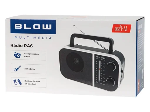 BLOW Portable analog radio AM/FM RA6 - Image 5