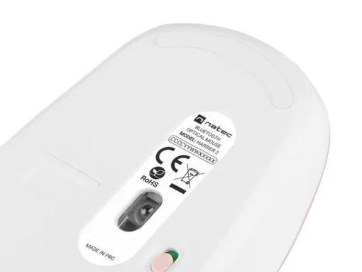 Natec Wireless mouse Harrier 2 white-pink - Image 5