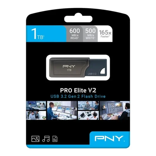 PNY Pendrive 1TB USB 3.2 PRO Elite V2 P-FD1TBPROV2-GE - Image 3