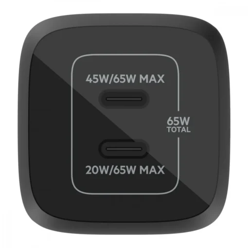 Belkin 65W DUAL USB-C GAN WALL PPS black - Image 2