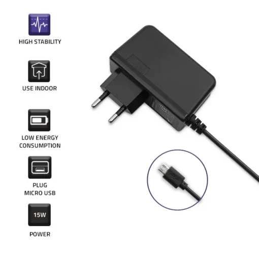 Qoltec Charger 15W 5V, 3A, micro USB - Image 4