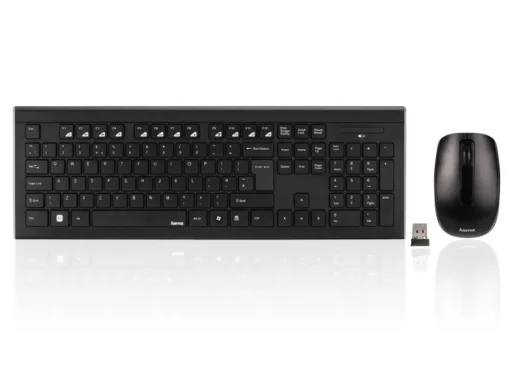 Hama Wireless keyboard and mouse set Cortino