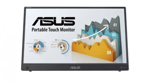 Asus Monitor ZenScreen Touch 15.6 inch MB16AHT FHD (1920 x 1080) IPS 10-point touch Mini-HDMI ergo kickstand tripod socket