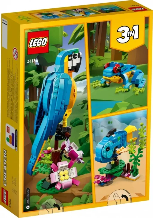 LEGO LEGO Creator 3in1 Exotic Parrot (31136) - Image 3