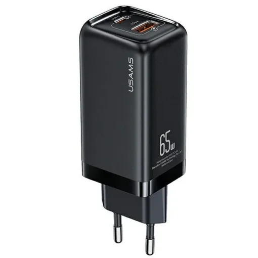 USAMS Charger T47 USB/ USB-C 65W PD Fast Charging