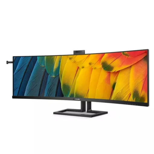 Philips Monitor 45 inches 45B1U6900CH VA Curved HDMIx2 DP USB-C HDR HAS Camera - Image 5