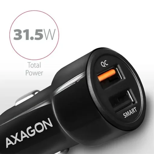 AXAGON AXAGON PWC-QC5 31W car charger 2x port USB-A - Image 2