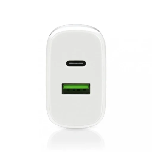 everActive CHARGER USB/USB-C QC3.0 25W WHITE - Image 2