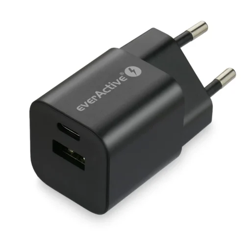 everActive CHARGER USB/USB-C QC3.0 30W BLACK - Image 4