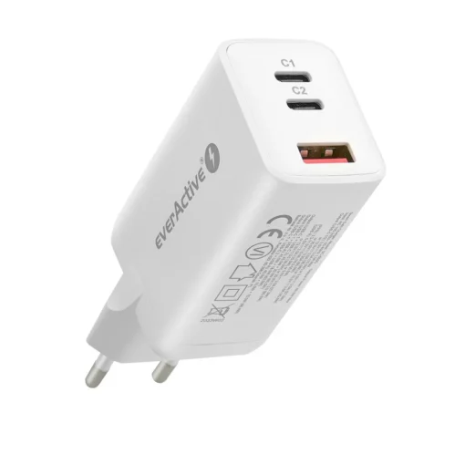 everActive CHARGER USB/USB-C QC4+ 65W WHITE