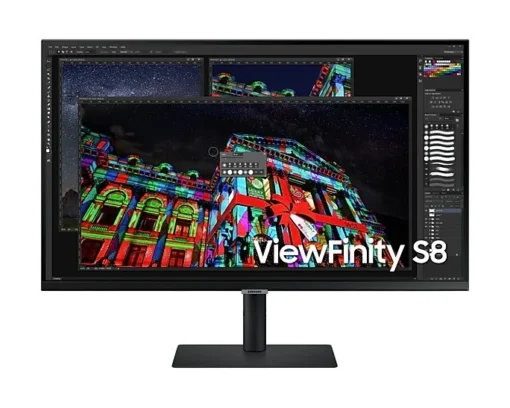 Samsung Monitor 32 inches ViewFinity S8 IPS 3840x2160 UHD 16:9 1xHDMI 1xDP 3xUSB 3.0, 1xUSB 2.0 5ms HAS+PIVOT flat 3 years on-site (LS32A800NMPXEN) - Image 5