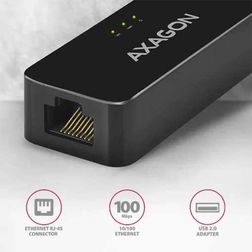 AXAGON Adapter LAN ADE-XR USB2.0 - Fast Ethernet - Image 2