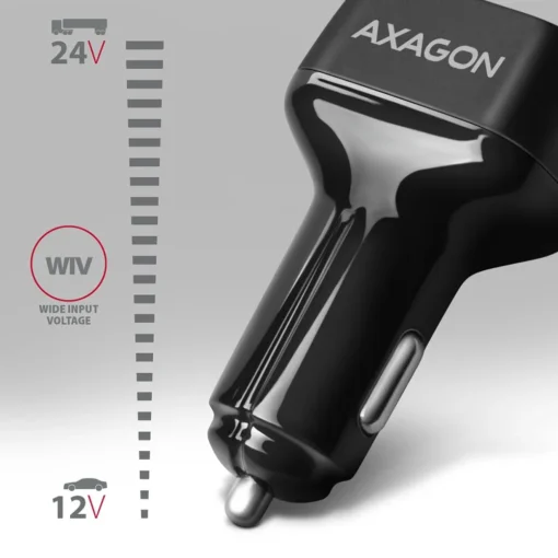 AXAGON AXAGON PWC-PQ38 38W car charger 2x port USB-A+C - Image 3