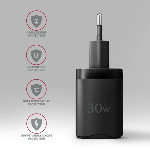 AXAGON AXAGON ACU-PQ30, PD&QC wall charger 30W black - Image 5