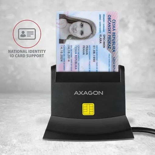 AXAGON AXAGON CRE-SM2 USB card smart + SD/microSD/SIM - Image 2