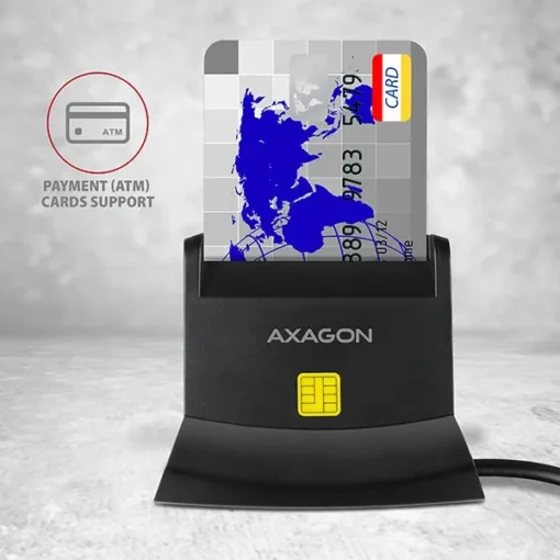 AXAGON AXAGON CRE-SM2 USB card smart + SD/microSD/SIM - Image 3