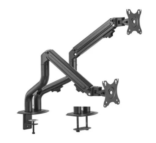 Gembird Adjustable desk 2-display mounting arm (tilting) 17 inches -32 inches up to 8 kg