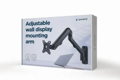 Gembird Adjustable wall display mounting arm, up to 27 inches/7 kg - Image 3