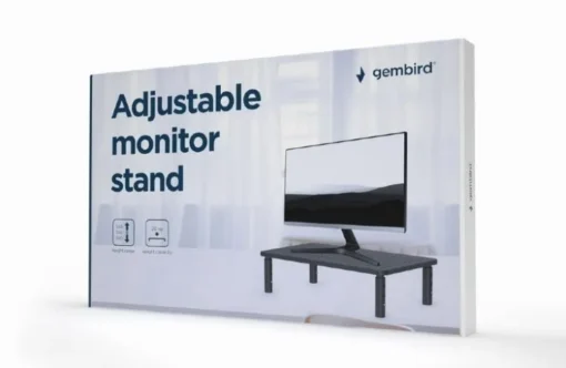 Gembird Adjustable monitor stand (rectangle) - Image 4