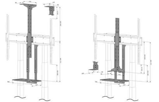 Neomounts Videobar & multimedia holder AFL-875BL1 - Image 2