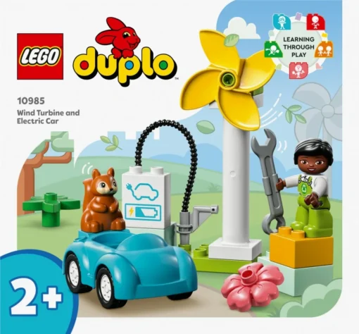 LEGO DUPLO 10985 Turbina wiatrowa i samochód elektryczny - Image 3