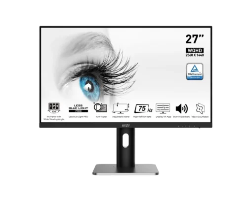 MSI Monitor 27 inches PRO MP273QP FLAT/IPS/WQHD/75Hz/4ms