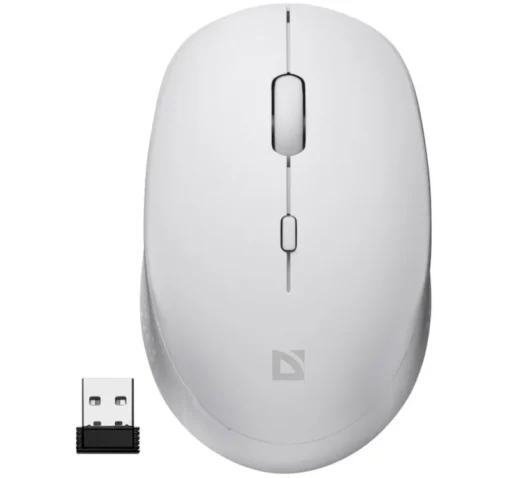 Defender Wireless mouse silent click AURIS MB-027 800/1200/1600 DPI white