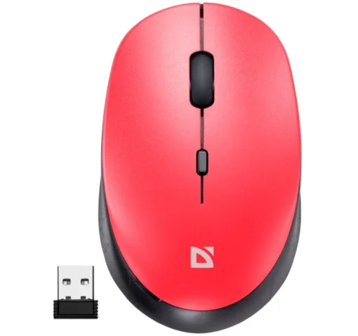 Defender Wireless mouse silent click AURIS MB-027 800/1200/1600 DPI red