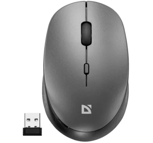 Defender Wireless mouse silent click AURIS MB-027 800/1200/1600DPI grey