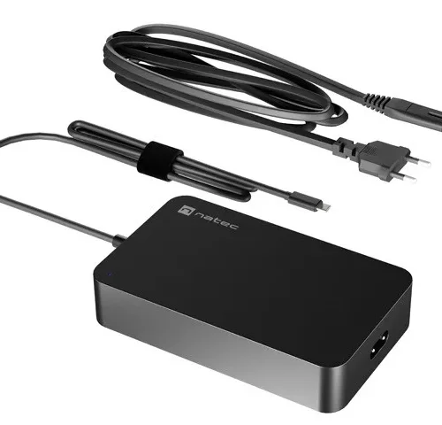 Natec Лаптоп зарядно Grayling USB-C 90W