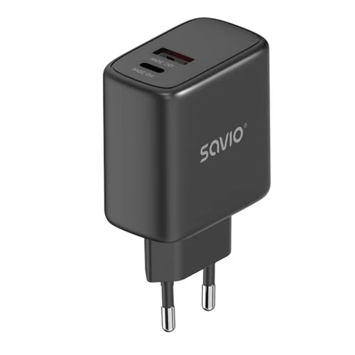 Savio Wall charger 30W Quick Charge, Power Delivery 3.0, LA-06/B - Image 2