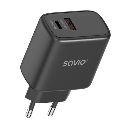 Savio Wall charger 30W Quick Charge, Power Delivery 3.0, LA-06/B - Image 4