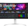 LG Electronics Monitor 40WP95CP-W 39.7 inch 5K2K Curved UltraWide NanoIPS