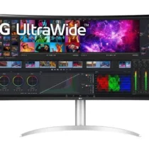 LG Electronics Monitor 40WP95CP-W 39.7 inch 5K2K Curved UltraWide NanoIPS