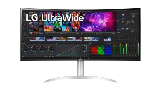 LG Electronics Monitor 40WP95CP-W 39.7 inch 5K2K Curved UltraWide NanoIPS