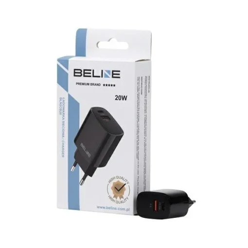 Beline Charger 20W USB-C + USB-A black