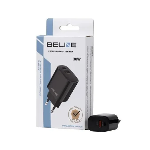 Beline Charger 30W USB-C + USB-A, black