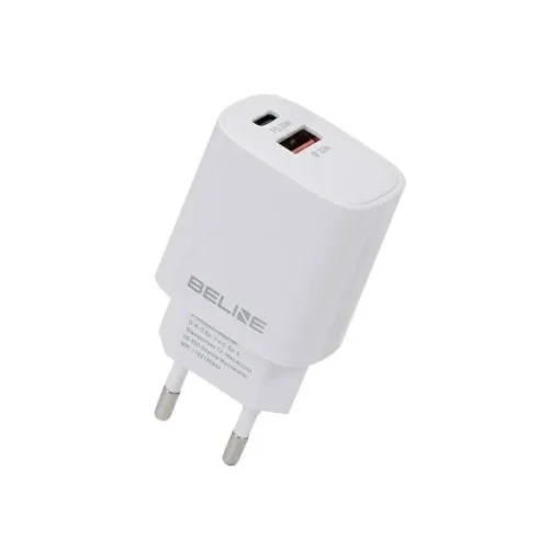 Beline Charger 30W USB-C + USB-A, white - Image 3