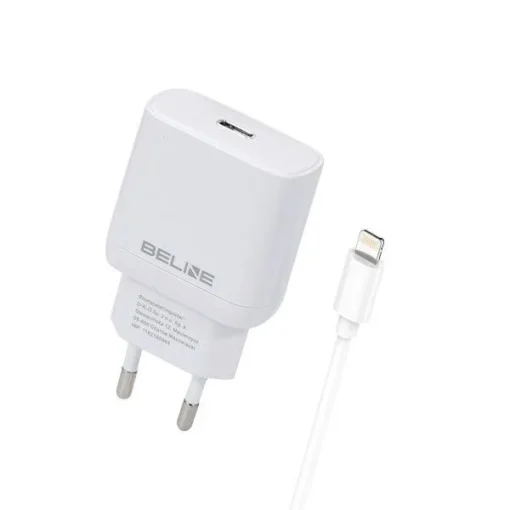 Beline Charger 30W USB-C + lightning cable, white - Image 3