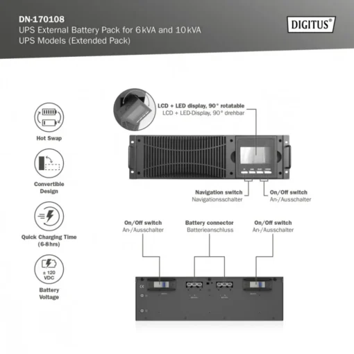 Digitus UPS Battery Pack DN-170108 - Image 4