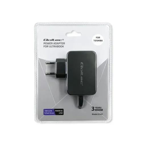 Qoltec Power adapter forToshiba 45W, 19V, 2.37A, 5.5x2. - Image 5